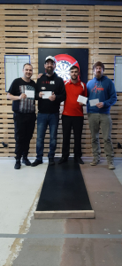 Sissach Open 2021 - Halbfinalisten Lucky Loser (v . l. n. r.): Roland Meier, Jochen Graudenz, Joel Breitenmoser und Ivo Furer